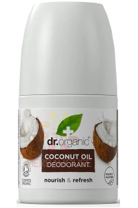 Obrázok pre Dr.Organic Deodorant natural cu ulei de cocos virgin fără săruri de aluminiu și alcool (50ml)