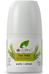 Obrázok pre Dr.Organic Deodorant natural cu Tea Tree fără săruri de aluminiu și alcool (50ml)