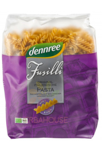 Obrázok pre Dennree Bio durum paste din cereale integrale - fusilli (500g)