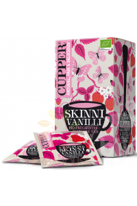 Obrázok pre Cupper® Skinni Vanilli Bio Ceai de fructe porționate căpșuni și vanilie (20buc)