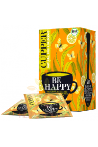 Obrázok pre Cupper® Be Happy Bio fructe și ceai de plante porționate cu lămâie, scorțișoară, ghimbir și piper negru (20buc)