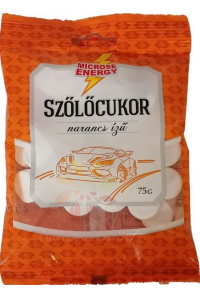 Obrázok pre Microse Zahăr din struguri pastile cu aromă de portocale (75g)