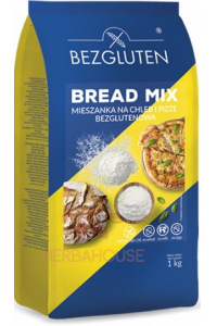 Obrázok pre Bezgluten Amestec de făină fără gluten pentru prepararea pâinii (1000g)