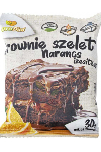 Obrázok pre LoveDiet Brownie cacao cu aromă de portocale fără gluten (30g)