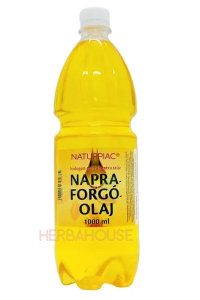 Obrázok pre NaturPiac Ulei extravirgin de floarea soarelui presat la rece (1000ml)