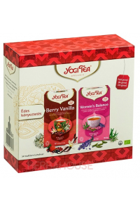 Obrázok pre Yogi Tea® Bio Ceaiuri ayurvedice Berry Vanilla și Womens Balance - pachet cadou (34 buc.)