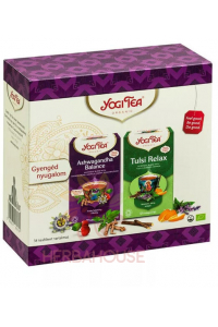 Obrázok pre Yogi Tea® Bio Ceaiuri ayurvedice Ashwagandha Balance și Tulsi Relax - Pachet cadou pentru pace blândă (34buc)