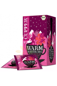 Obrázok pre Cupper® Warm Winter Hug Bio Ceai de fructe porționat Îmbrățișare caldă de iarnă (20buc)