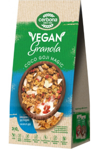 Obrázok pre Cerbona Vegan Granola cu nucă de cocos și goji (300g)