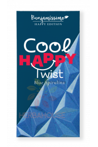 Obrázok pre Benjamissímo Cool Happy Twist Bio Ciocolată vegană cu extract de spirulina albastră și sare de mare (60g)