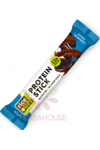 Obrázok pre Rice Up Protein Stick Baton fara gluten cu aroma Cookie & Cream in ciocolata cu lapte (40g)