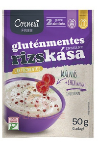 Obrázok pre Cornexi Terci de orez instant fara gluten cu inulina - zmeura si seminte de chia (50g)