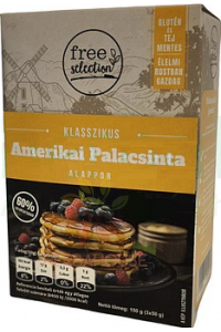 Obrázok pre Free Selection Amestec de făină fără gluten pentru prepararea clătitelor americane clasice (150g)