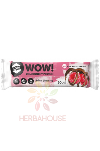 Obrázok pre Forpro Wow! Baton proteic crocant fara gluten in ciocolata cu lapte - zmeura intensa (50g)