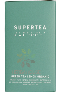 Obrázok pre Teministeriet Supertea Bio Ceai verde și lemongrass (20 buc)