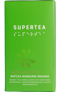 Obrázok pre Supertea Bio Ceai verde Matcha mandarină (20buc)