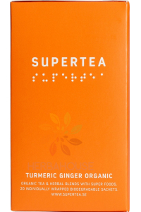 Obrázok pre Teministeriet Supertea Bio Ceai turmeric și ghimbir (20 buc.)