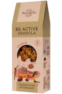 Obrázok pre Mendula Be Active Granola fără gluten - alune de pădure, ciocolată neagră (300g)