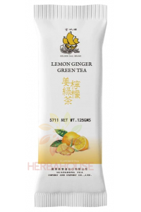 Obrázok pre Golden Sail Ceai verde chinezesc cu lămâie și ghimbir - vrac (125g)