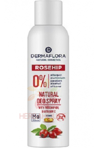 Obrázok pre Dermaflora Roseship Deodorant spray cu ulei de măceșe și vitamina C (150ml)