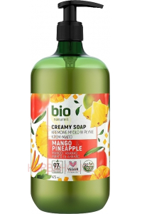 Obrázok pre Bio Naturell Săpun lichid cremos cu pompă Mango și Ananas (473ml)