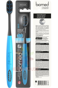 Obrázok pre Biomed Black Periuță de dinți din fibră de carbon - Medium (1buc)