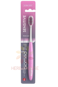Obrázok pre Biomed Sensitive Pink Salt periuță de dinți pentru dinți și gingii sensibile - Ultra soft (1buc)