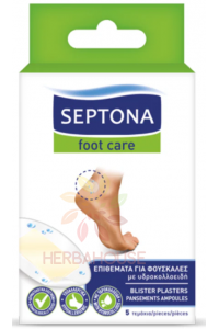 Obrázok pre Septona Foot Care plasturi hidrocoloizi pentru blistere - impermeabili (5 buc)