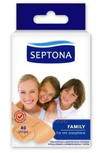 Obrázok pre Septona Family Strips plasturi pentru răni minore (40 buc)