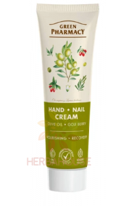 Obrázok pre Green Pharmacy Cremă pentru mâini și unghii - ulei de măsline și goji (100ml)