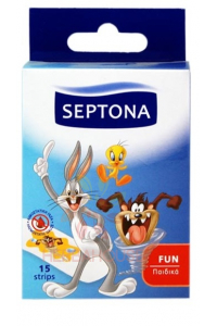 Obrázok pre Septona Plasturi pentru copii cu motive de eroi (15 buc)