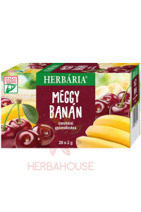 Obrázok pre Herbária Ceai de fructe cu aromă de vișine și banană, porționat (20 buc)