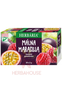 Obrázok pre Herbária Ceai de fructe cu aromă de zmeură și fructul pasiunii, porționat (20 buc)