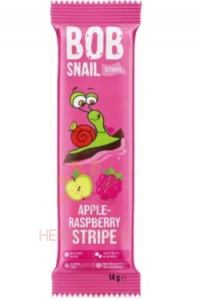 Obrázok pre Eco Snack Bob Snail Stripe Felie de fructe măr, zmeură (14g)
