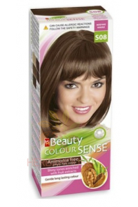 Obrázok pre MM Beauty Colour Sense vopsea de păr permanentă S08 - ciocolată cu lapte (125ml)