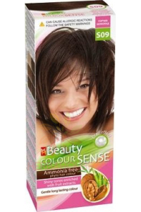 Obrázok pre MM Beauty Colour Sense vopsea de păr permanentă S09 - ciocolată neagră (125ml)