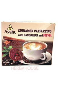 Obrázok pre Ayura Cappuccino instant cu scorțișoară, ganoderma și stevia (10buc)