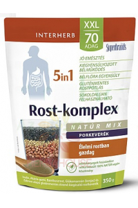 Obrázok pre Interherb Interherb XXL Rost-complex 5 în 1 – fibre naturale pentru digestie, constipație și detoxifiere (350g)