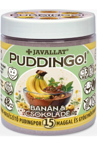 Obrázok pre Javallat PuddinGo! Budincă cu aromă de banană și ciocolată (360g)