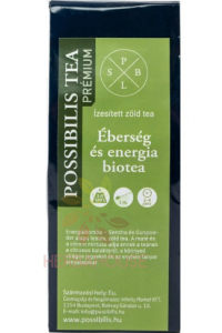 Obrázok pre Possibilis Ceai verde organic aromat pentru vigilență și energie, vrac (75g)