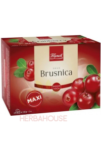 Obrázok pre Franck Maxi Ceai de fructe cu aromă de merișoare, porționat (40 buc.)