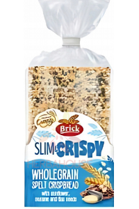 Obrázok pre Brick Slim&Crispy Felii crocante integrale cu semințe (130g)