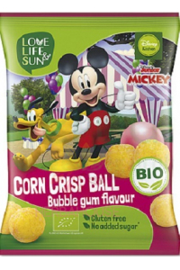 Obrázok pre LLS Bio Mickey Gustare fără gluten din porumb, cu aromă de gumă de mestecat (30g)