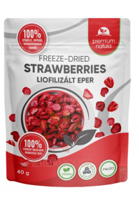 Obrázok pre Premium Natura Căpșuni liofilizate fără zahăr adăugat (40g)