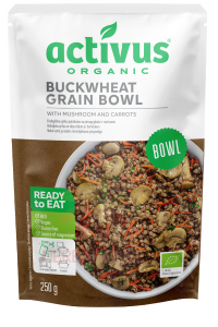 Obrázok pre Activus Bio Bol vegan cu hrișcă, ciuperci și morcovi (250g)
