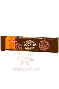 Obrázok pre Griesson Chocolate Mountain Cookies Crispy Brownie Biscuiți cu bucățele de ciocolată (150g)