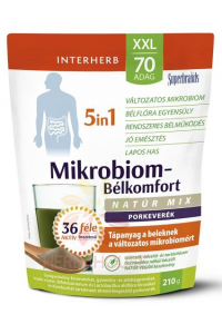 Obrázok pre Interherb Microbiome 5în1 natură - mix de probiotice și fibre pentru un intestin sănătos (210g)