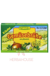 Obrázok pre Rapunzel Bio Cuburi de supă de legume cu ierburi aromatice și drojdie organică (68g)