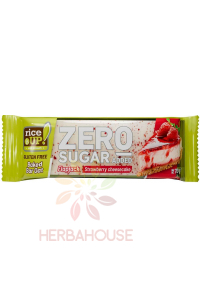 Obrázok pre Rice Up Zero Baton de ovăz fără gluten cu aromă de cheesecake cu căpșuni, fără zahăr adăugat (70g)