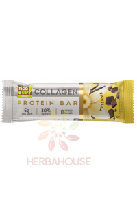 Obrázok pre RiceUP! Baton proteic cu colagen fără gluten, vanilie, fără zahăr adăugat (50g)